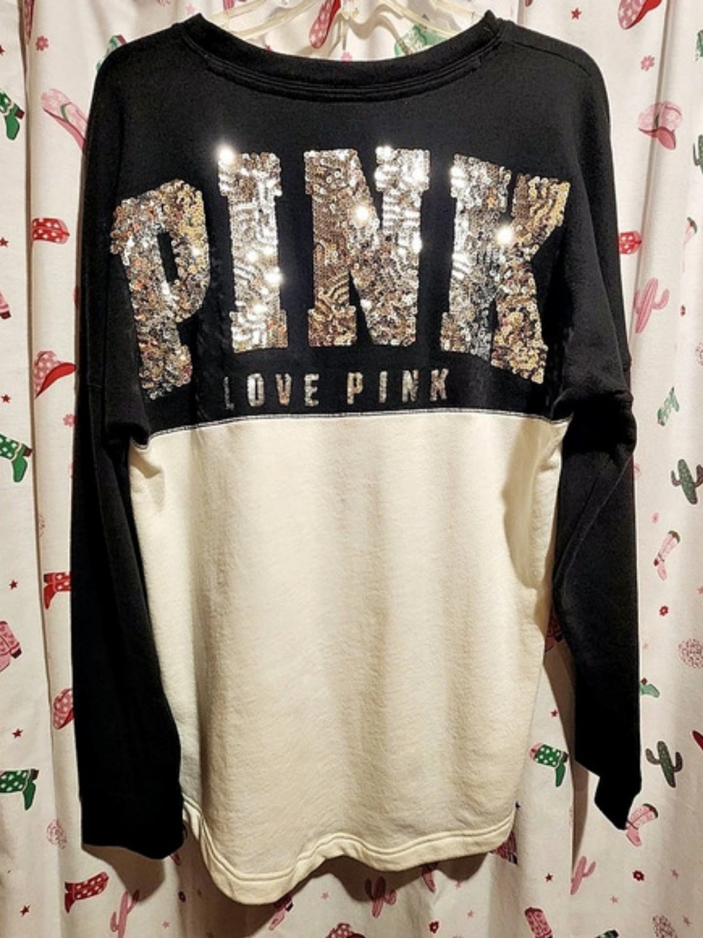 SZ SMALL VS PINK BLING CAMPUS TEE.